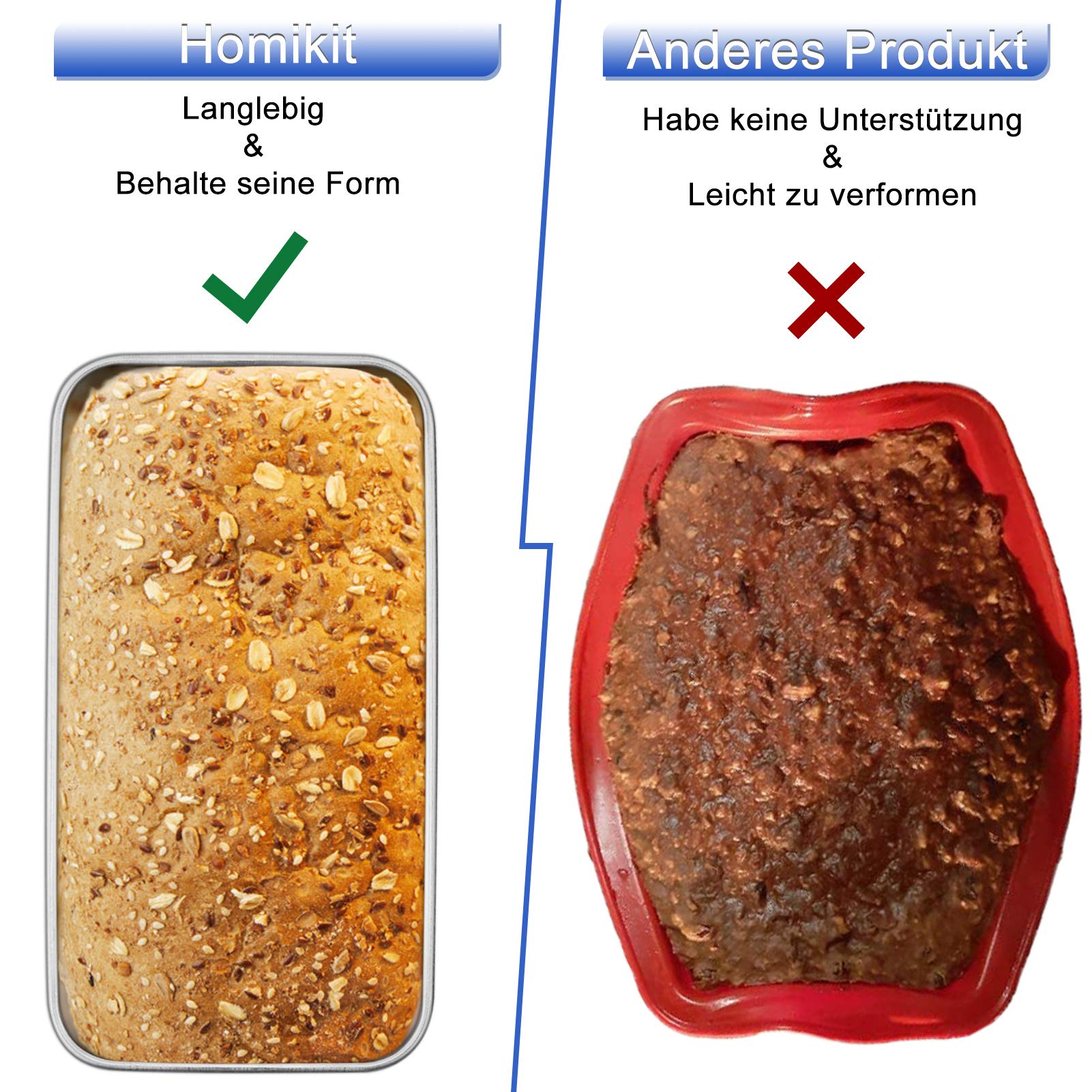 homikit-bakeware-kastenform-2er-set-23-5-cm-edelstahl image 4