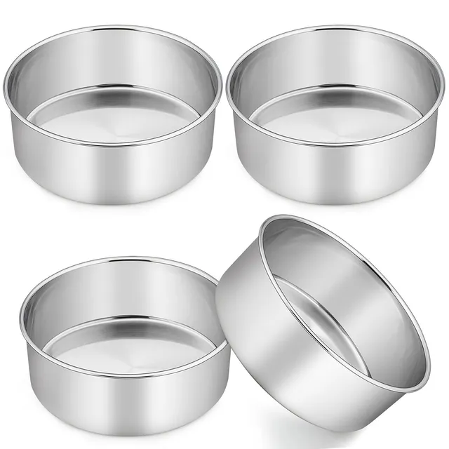 homikit-bakeware-kuchenform-20cm-4-teilig-edelstahl-rund image 1