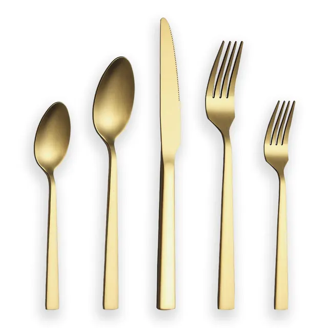 berglander-cutlery-set-besteck-30-tlg-mattgold-f-r-6 image 1