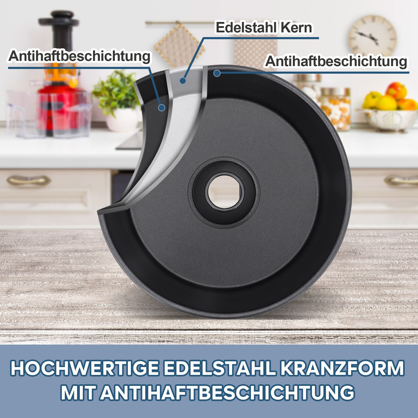 homikit-bakeware-kranzform-27cm-antihaft-gugelhupfform image 3