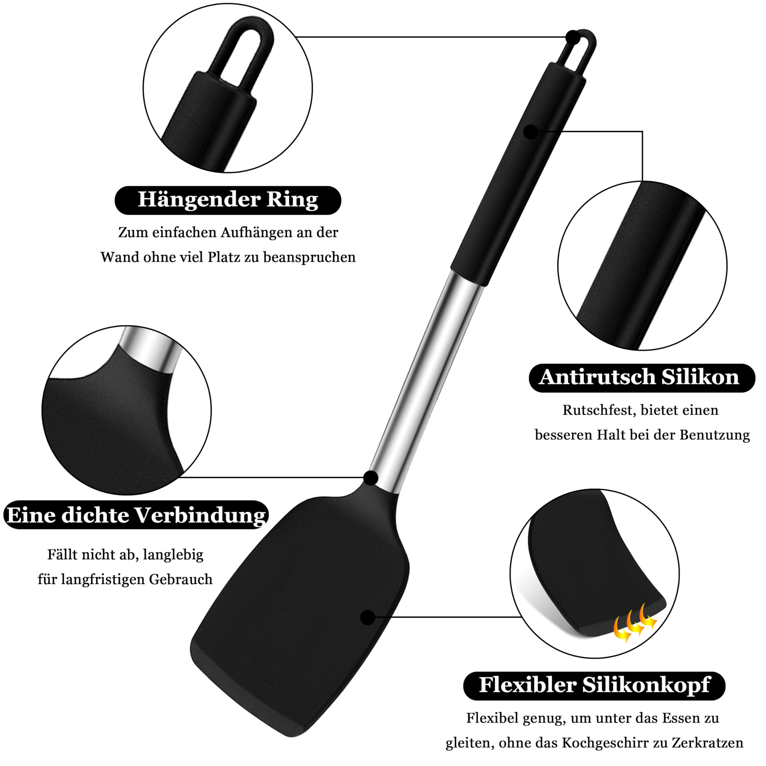 homikit-kitchen-gadgets-pfannenwender-silikon-2er-set-schwarz-hitzebest-ndig image 3