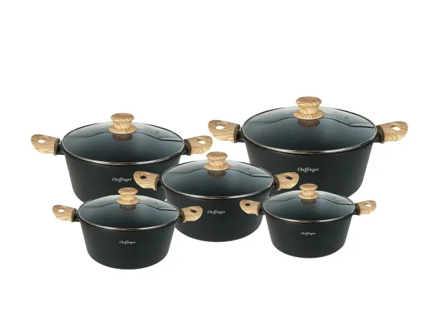 cheffinger-cookware-cf-cs01-topfset-schwarz-antihaft image 1