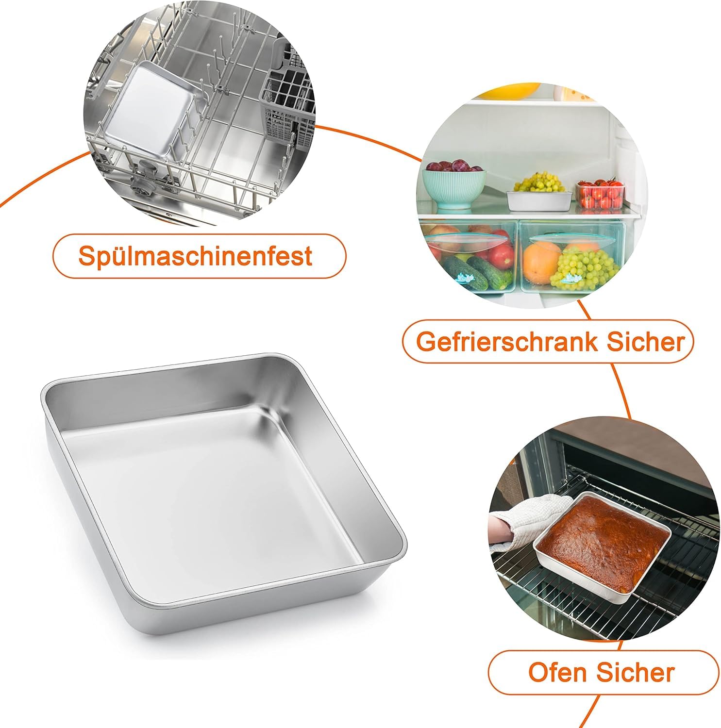 homikit-bakeware-kuchenform-edelstahl-eckig-2er-set image 5