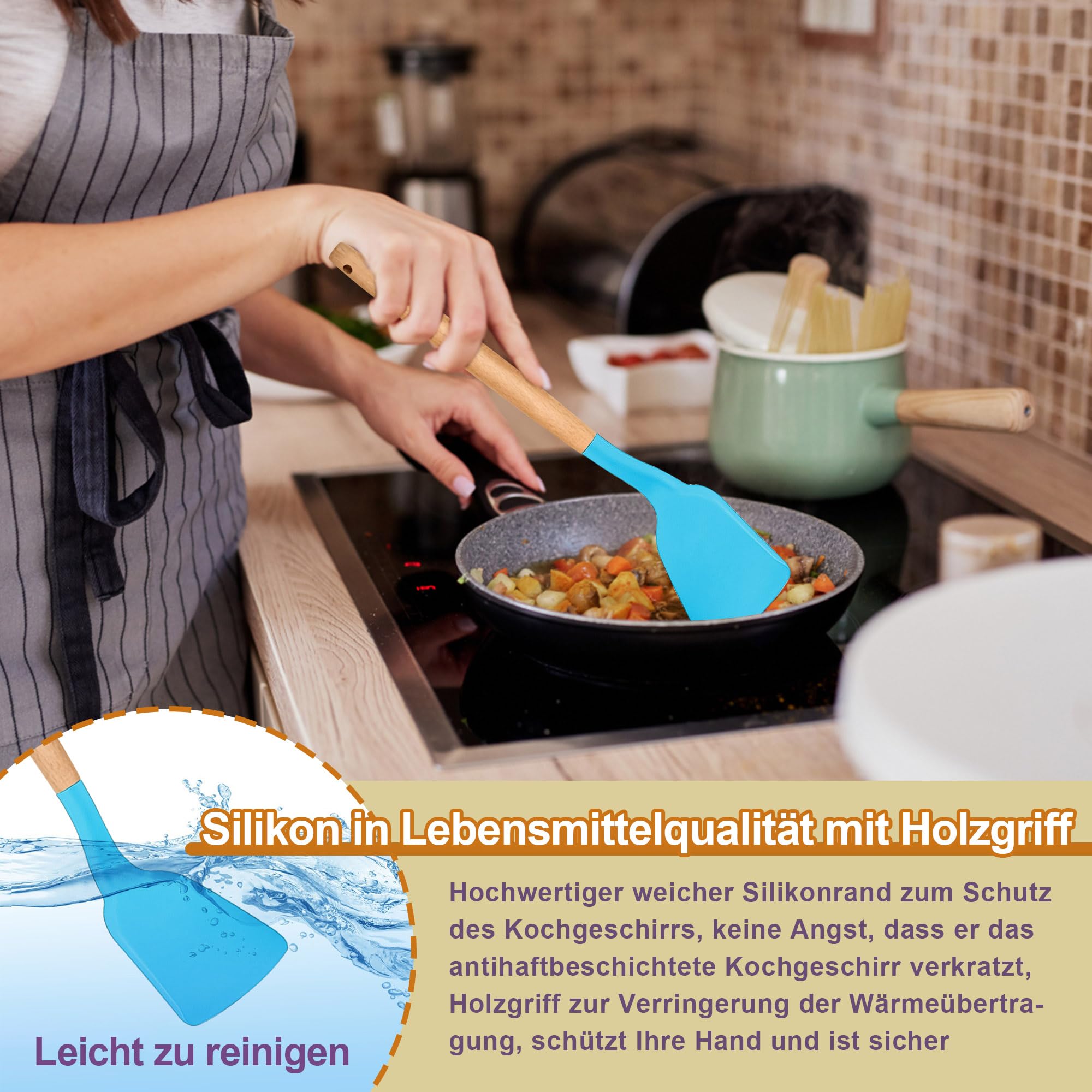 homikit-kitchen-gadgets-kochbesteck-set-9-teilig-bunt-holzgriff image 4