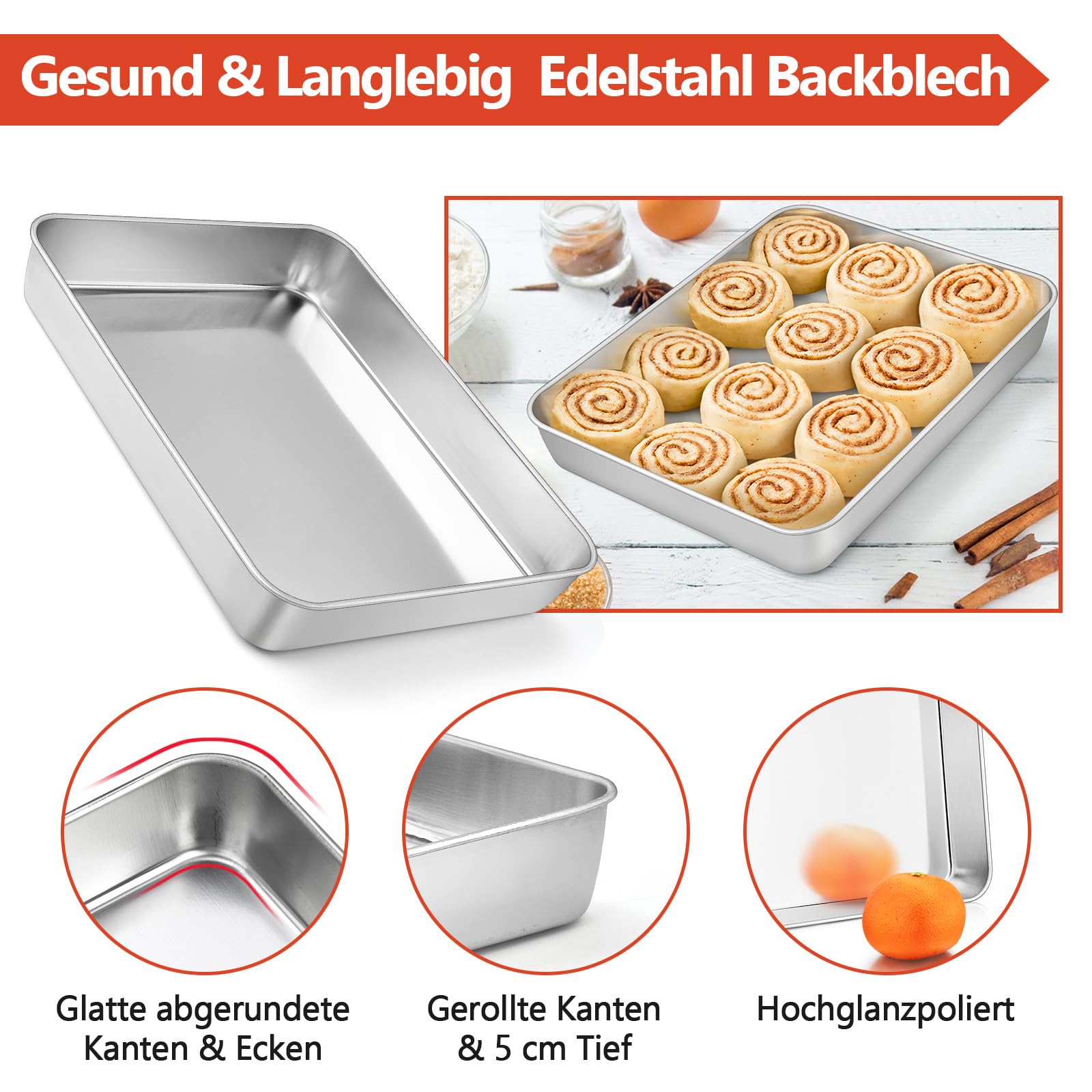 homikit-bakeware-backblech-mit-deckel-26-5x20-5cm-edelstahl image 4