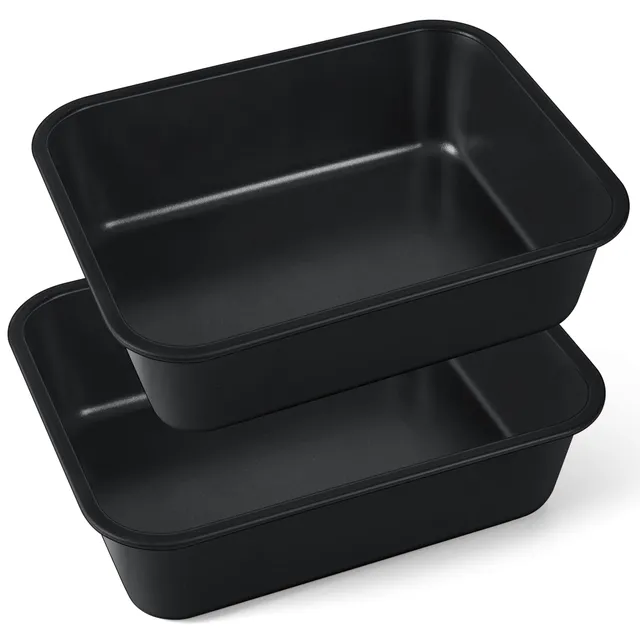 homikit-bakeware-auflaufform-2er-set-27x21cm-antihaft-edelstahl image 1