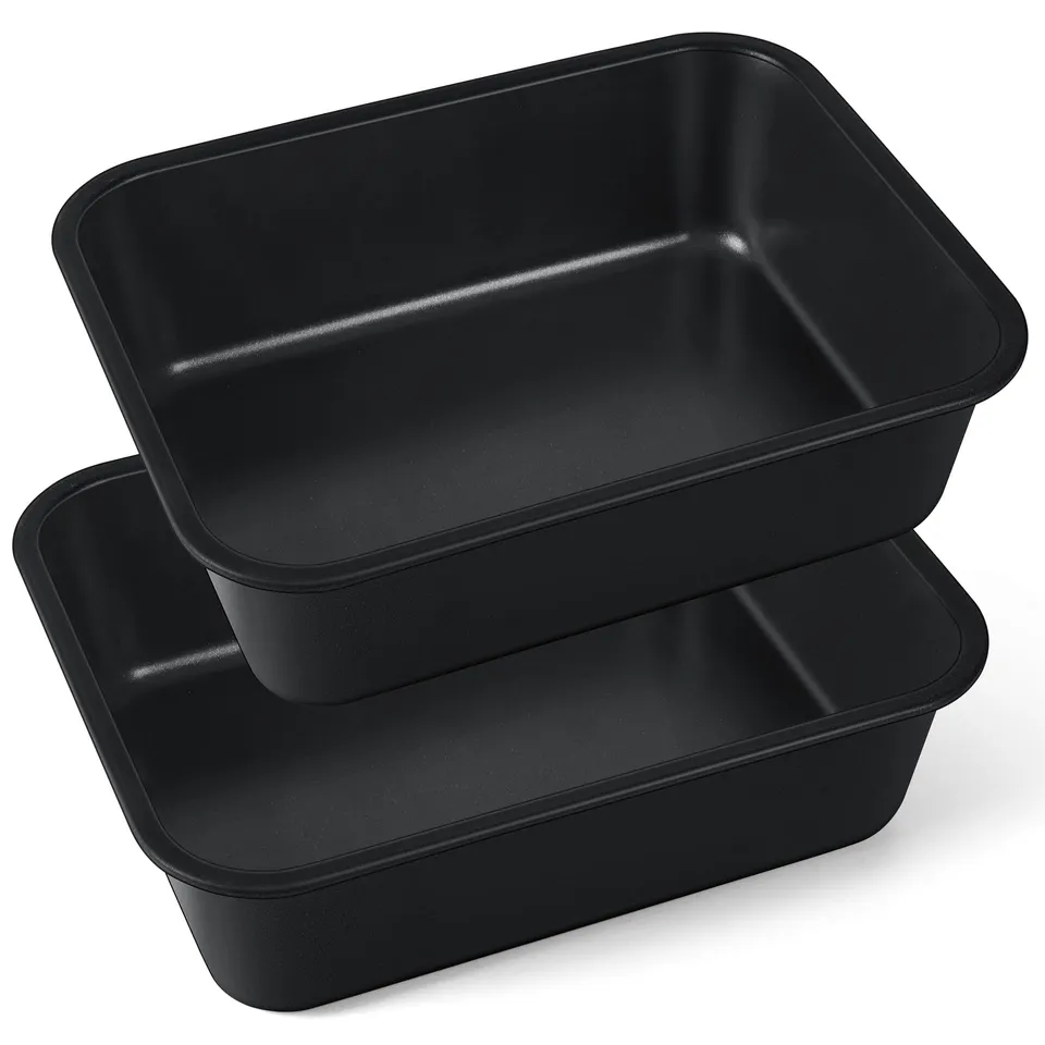 homikit-bakeware-auflaufform-2er-set-27x21cm-antihaft-edelstahl image 1