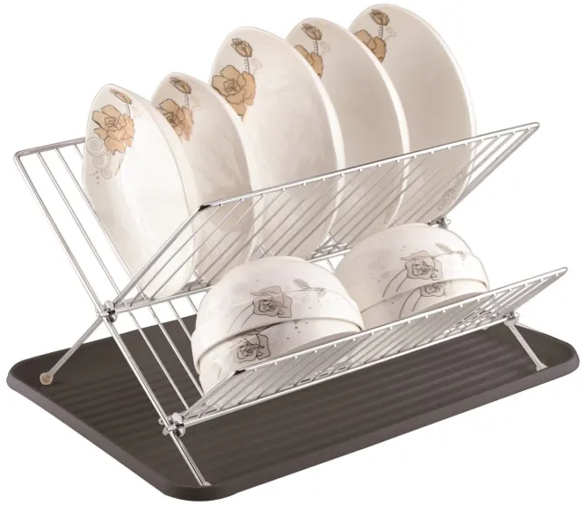 cheffinger-cf-dr05-geschirrabtropfer-abtropfgestell-kunststoff-wei image 1