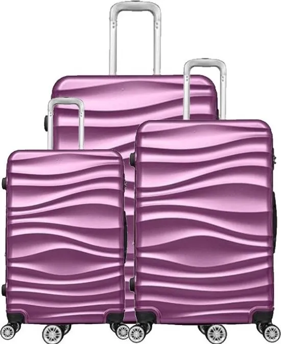 cheffinger-travel-cf-abs04-reisekoffer-lila-hartschale image 1