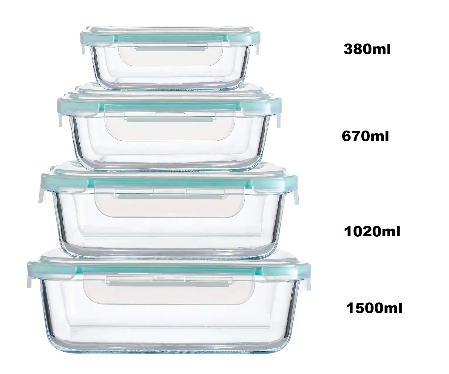 cheffinger-glassware-cf-fcs4-frischhaltedose-glas-mit-deckel image 1