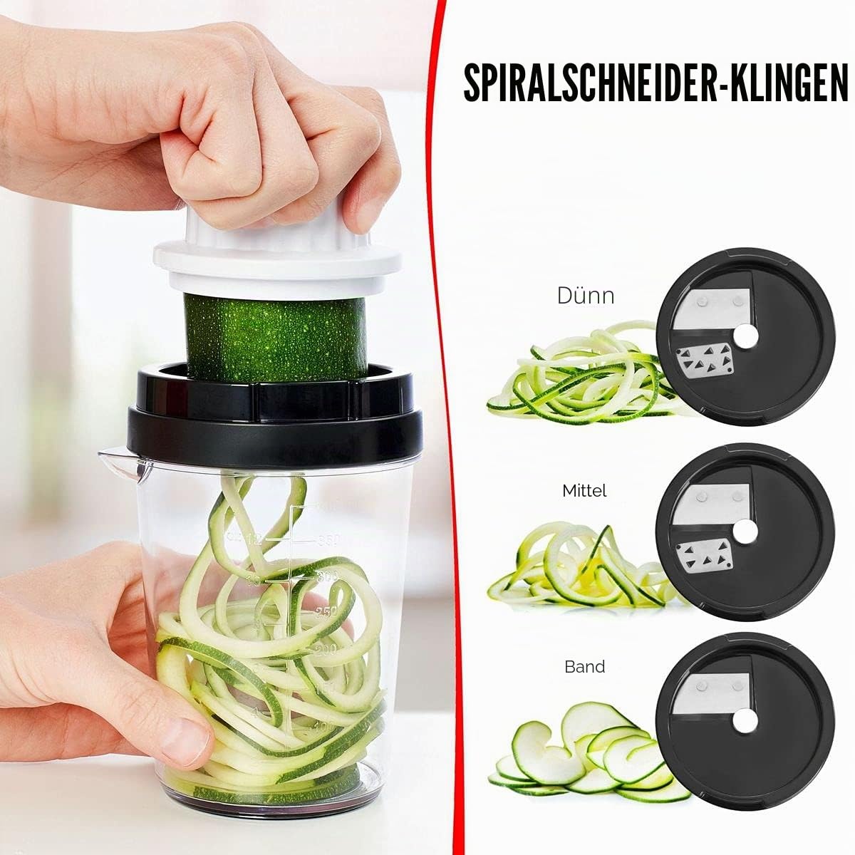 fullstar-spiralizer-spiralschneider-gem-se-mit-beh-lter-8-in-1 image 3