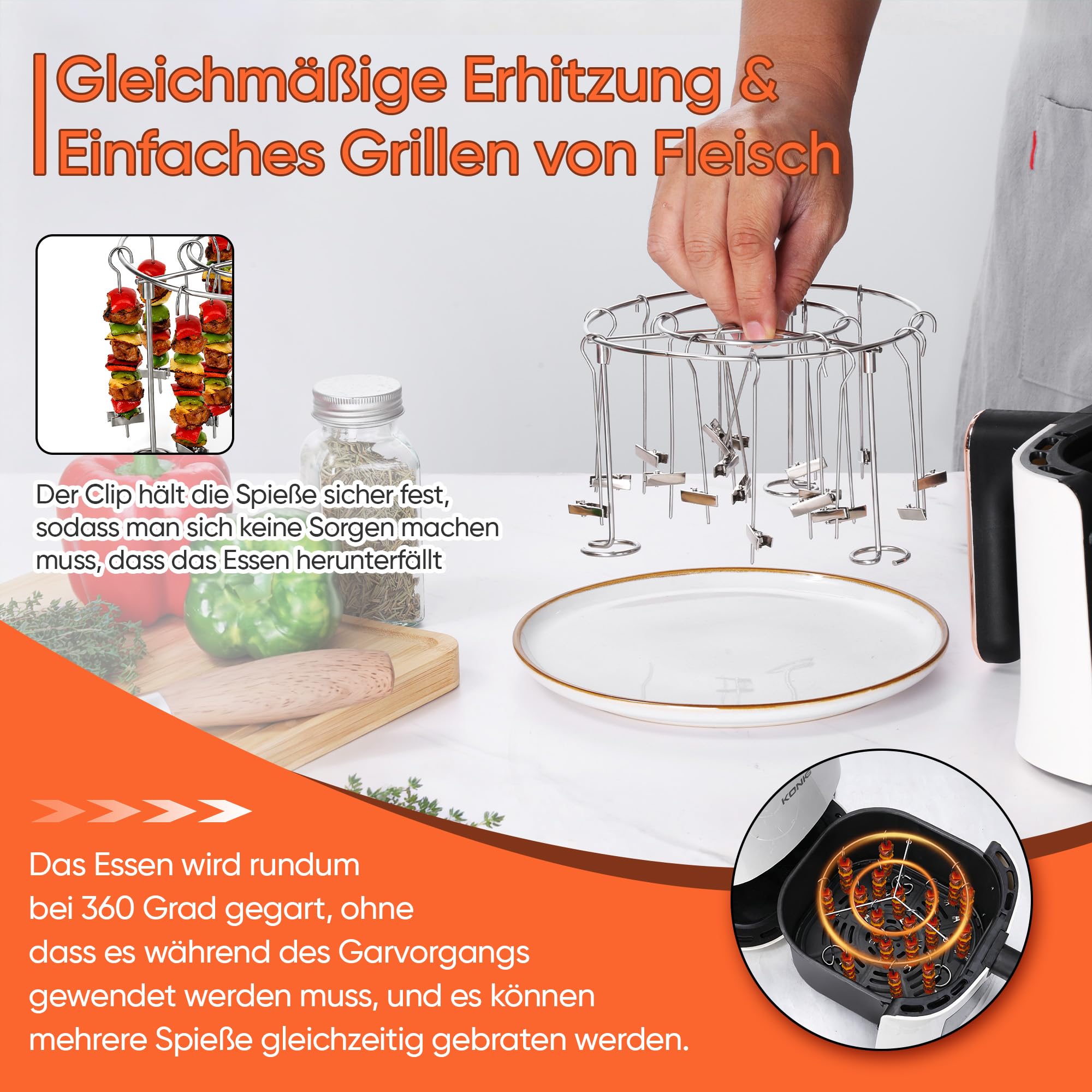 homikit-kitchen-gadgets-airfryer-zubeh-r-2er-set-15-6cm-edelstahl image 3