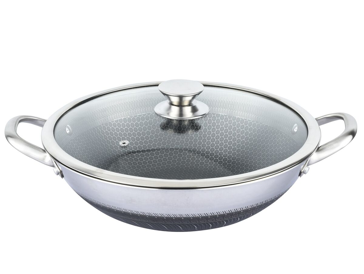 cheffinger-cookware-cf-pw32-wok-pfanne-beschichtet image 1