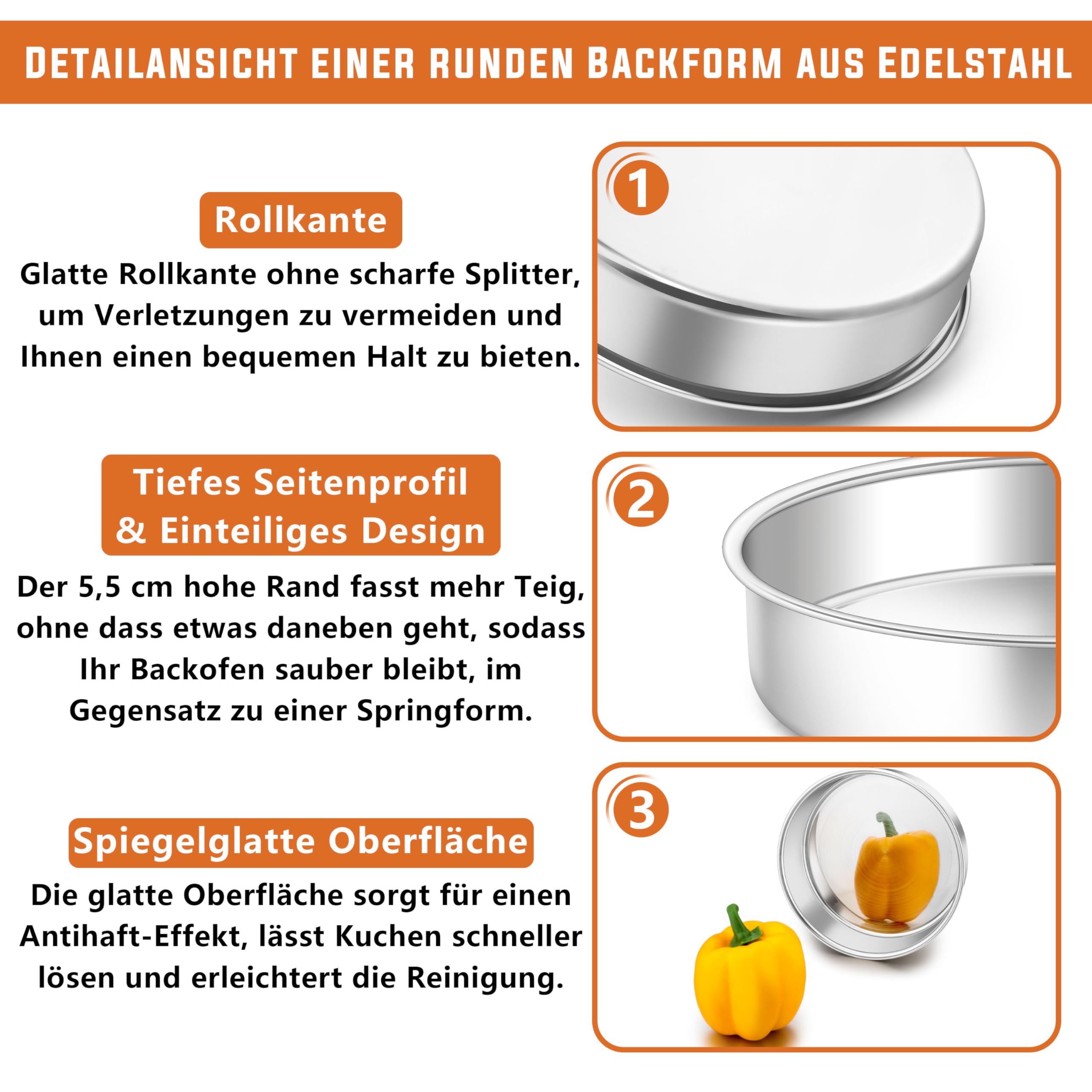 homikit-bakeware-backform-rund-28cm-edelstahl-kuchenform image 3