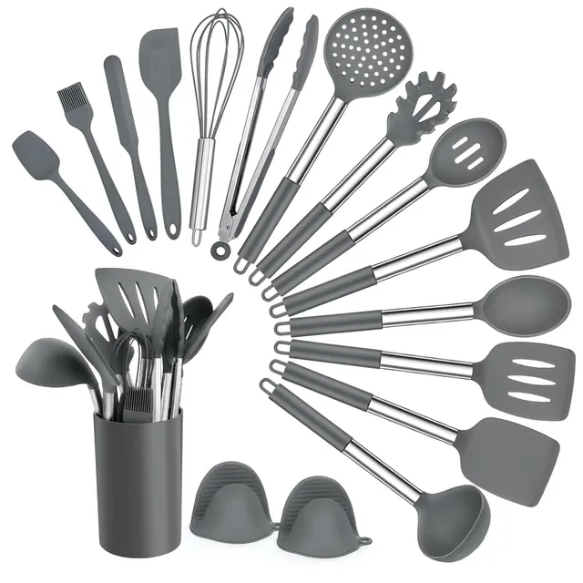 homikit-kitchen-gadgets-k-chenhelfer-set-17-teilig-grau-silikon image 1