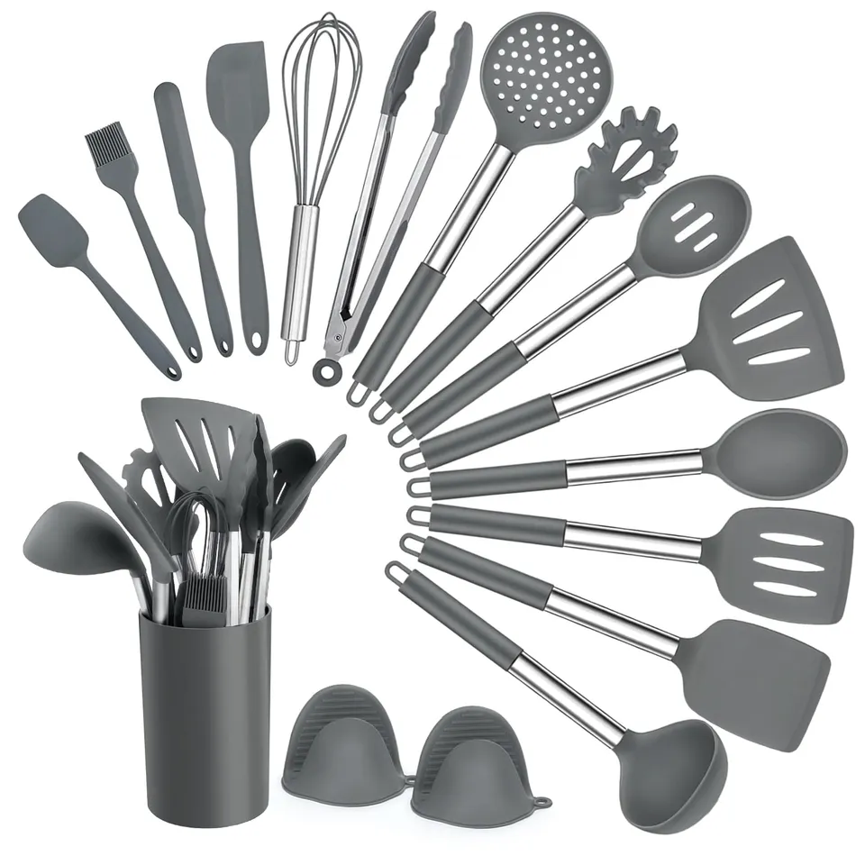 homikit-kitchen-gadgets-k-chenhelfer-set-17-teilig-grau-silikon image 1