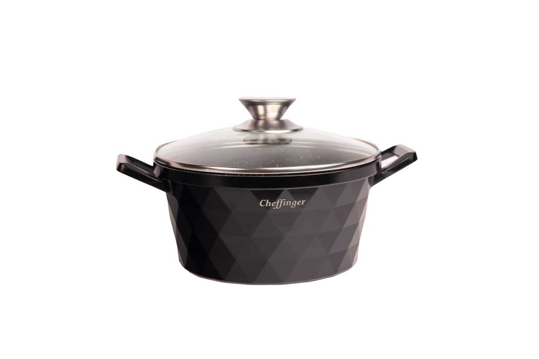 cheffinger-cookware-cf-diac03-kochtopf-schwarz image 3