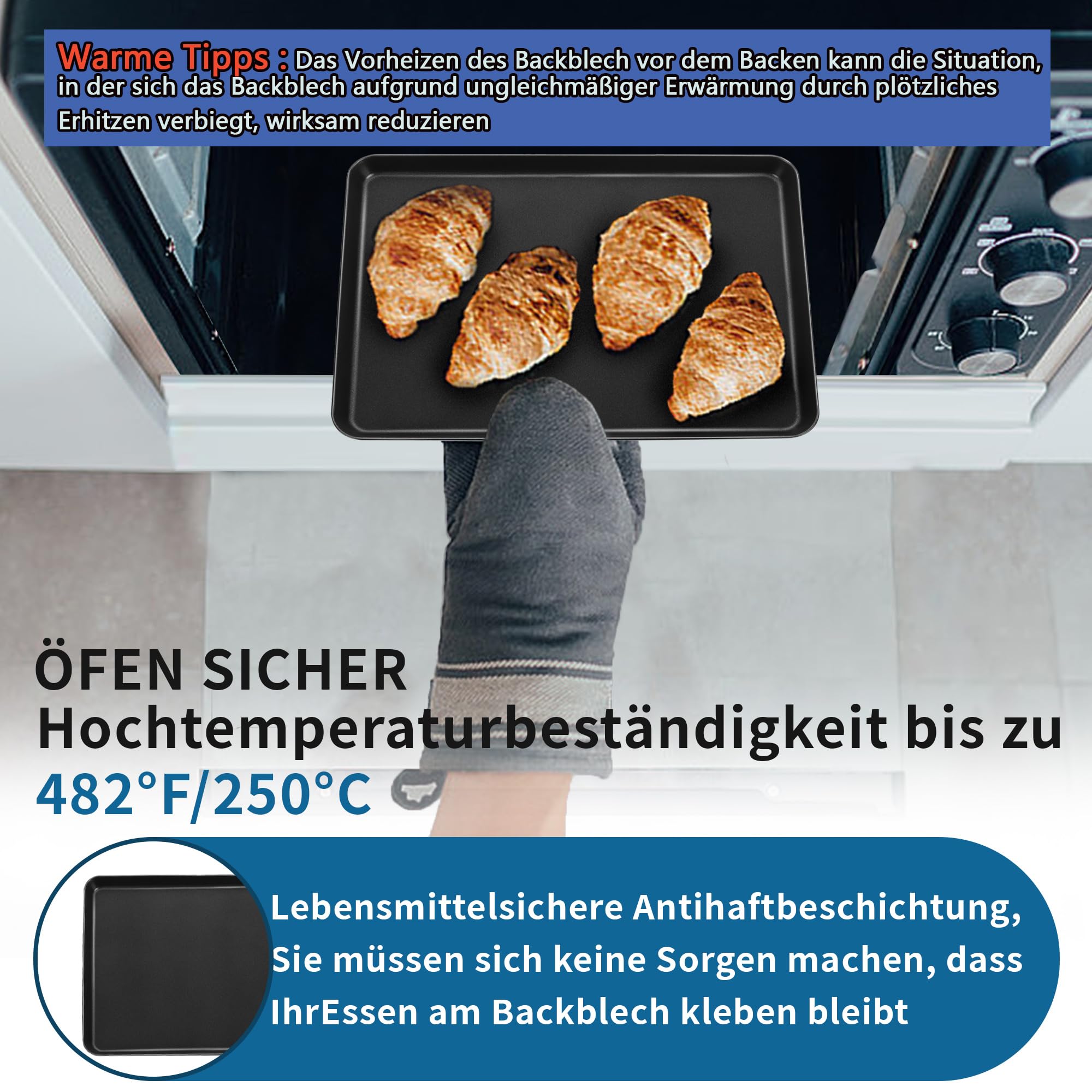 homikit-bakeware-kuchenblech-26-cm-karbonstahl-2er-set image 4