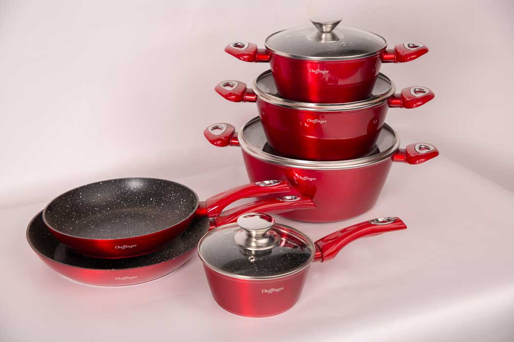 cheffinger-cookware-cf-fa1010-bratpfanne-rot image 2