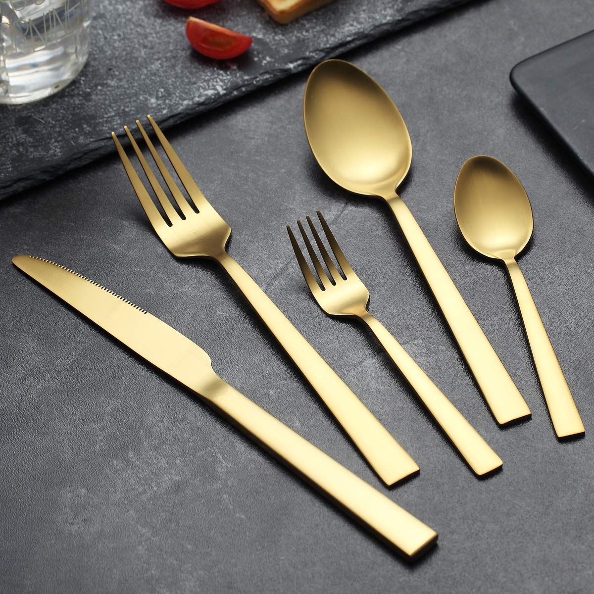 berglander-cutlery-set-besteck-30-tlg-mattgold-f-r-6 image 2