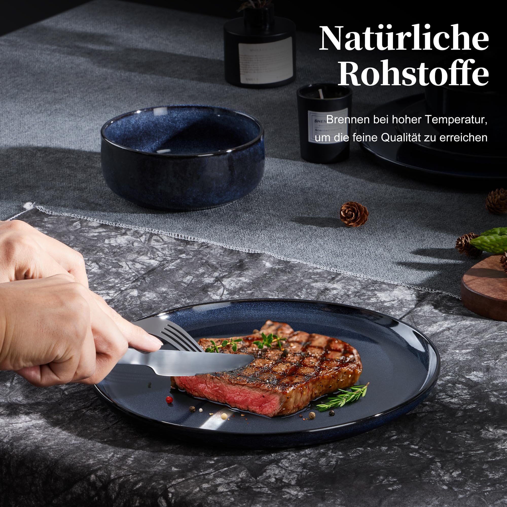 homikit-dinnerware-teller-set-6-personen-26-5cm-blau-steinzeug image 6
