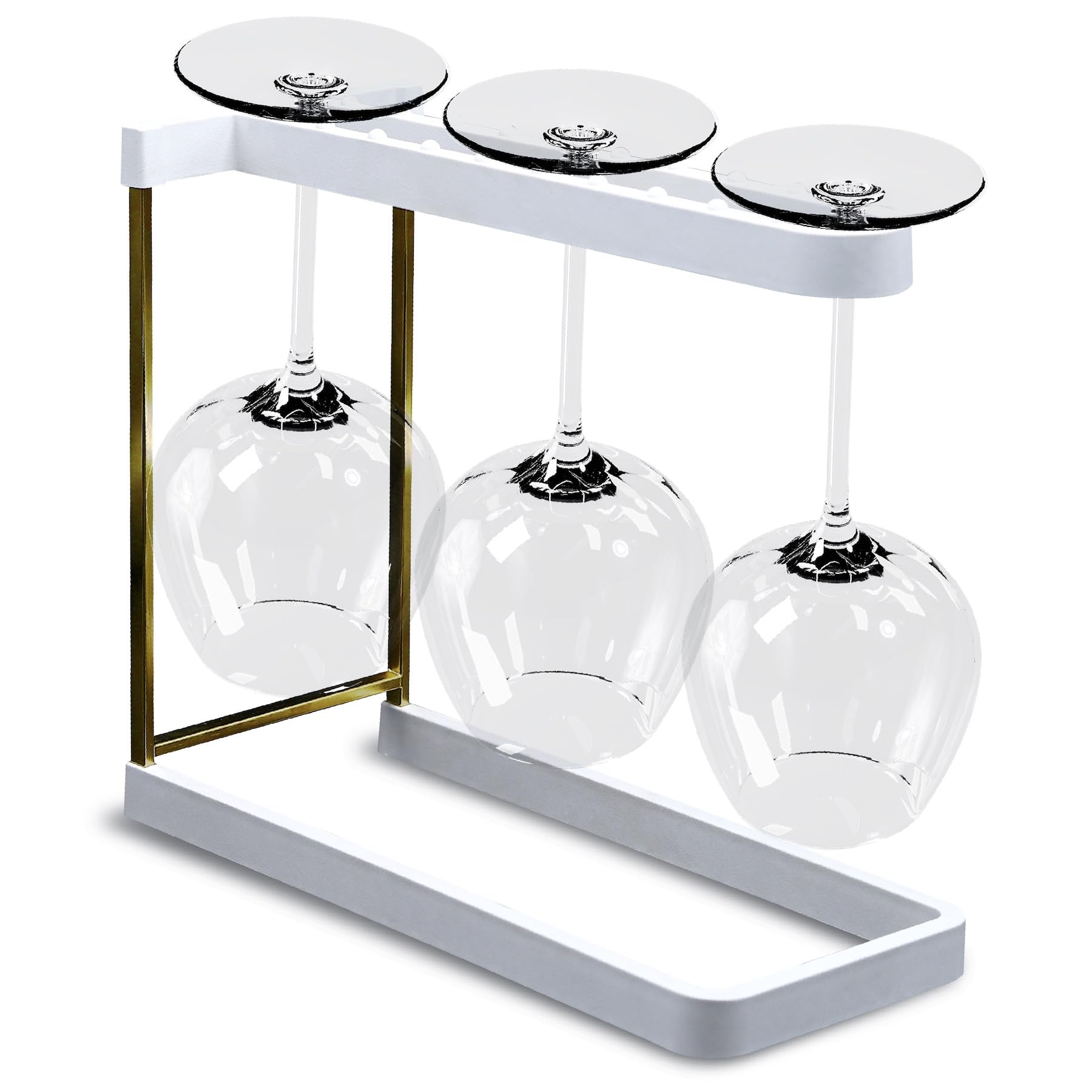 happy-sinks-sink-accessories-weinglashalter-schwarz-3-gl-ser-edelstahl image 7