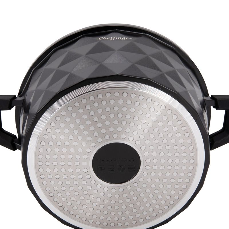 cheffinger-cf-diac28-s-pfanne-28-cm-silber-antihaft image 2