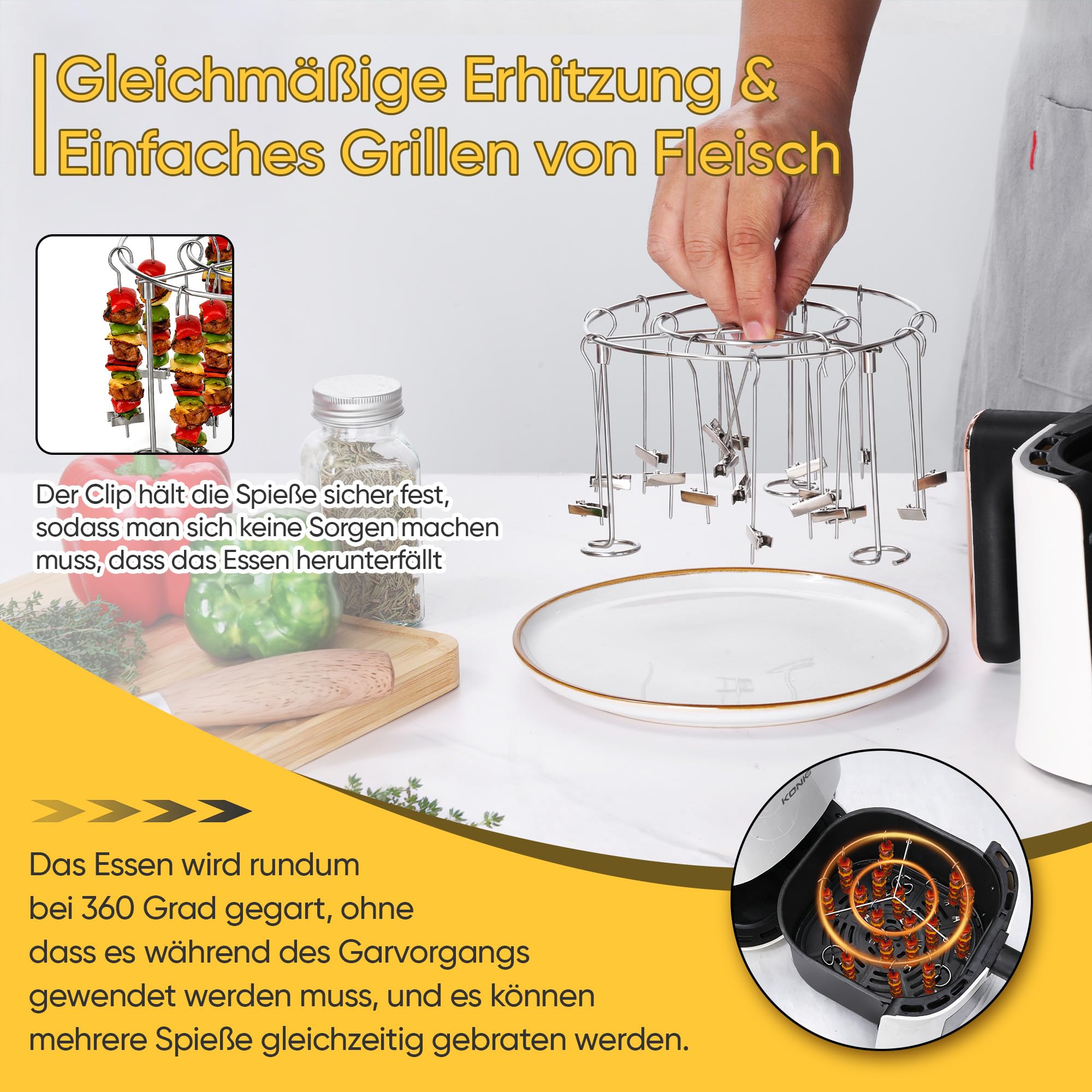 homikit-kitchen-gadgets-airfryer-zubeh-r-15-6cm-edelstahl image 3