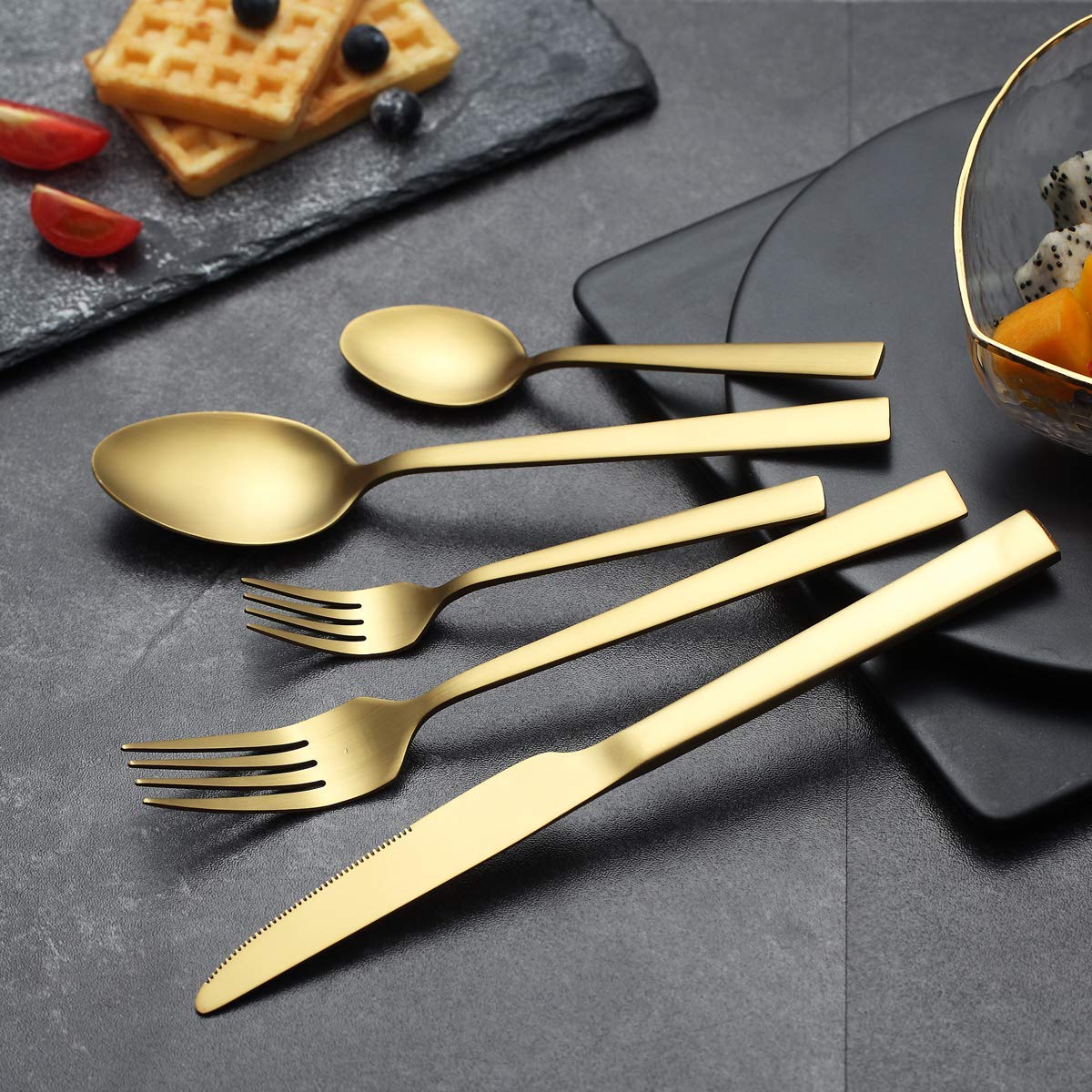 berglander-cutlery-set-besteck-30-tlg-mattgold-f-r-6 image 3