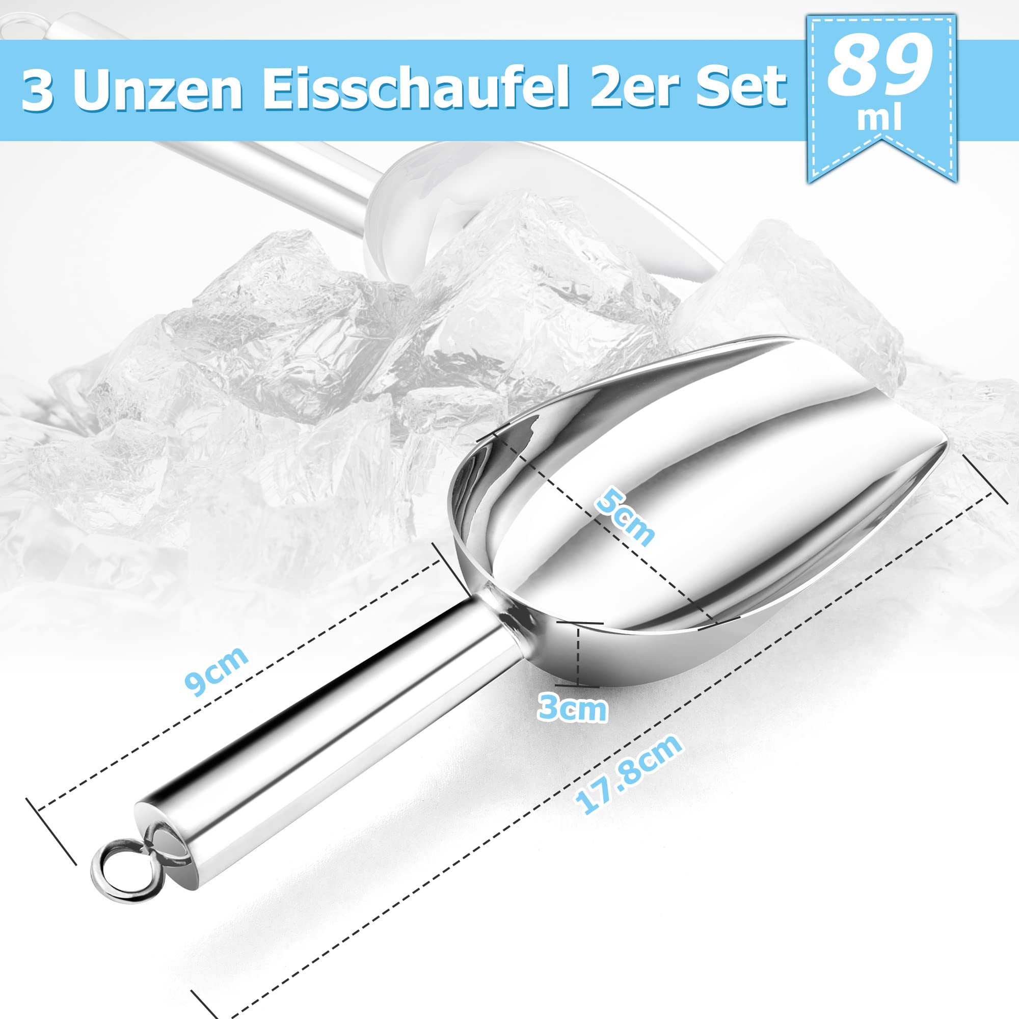 homikit-kitchen-gadgets-eisschaufel-edelstahl-2er-set-klein image 2