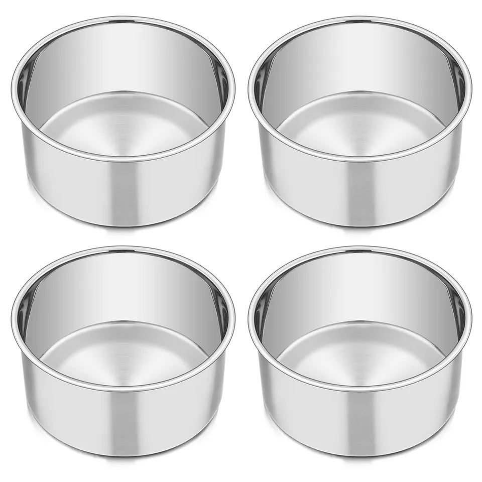 homikit-bakeware-kuchenform-16cm-4-teilig-edelstahl-rund image 1
