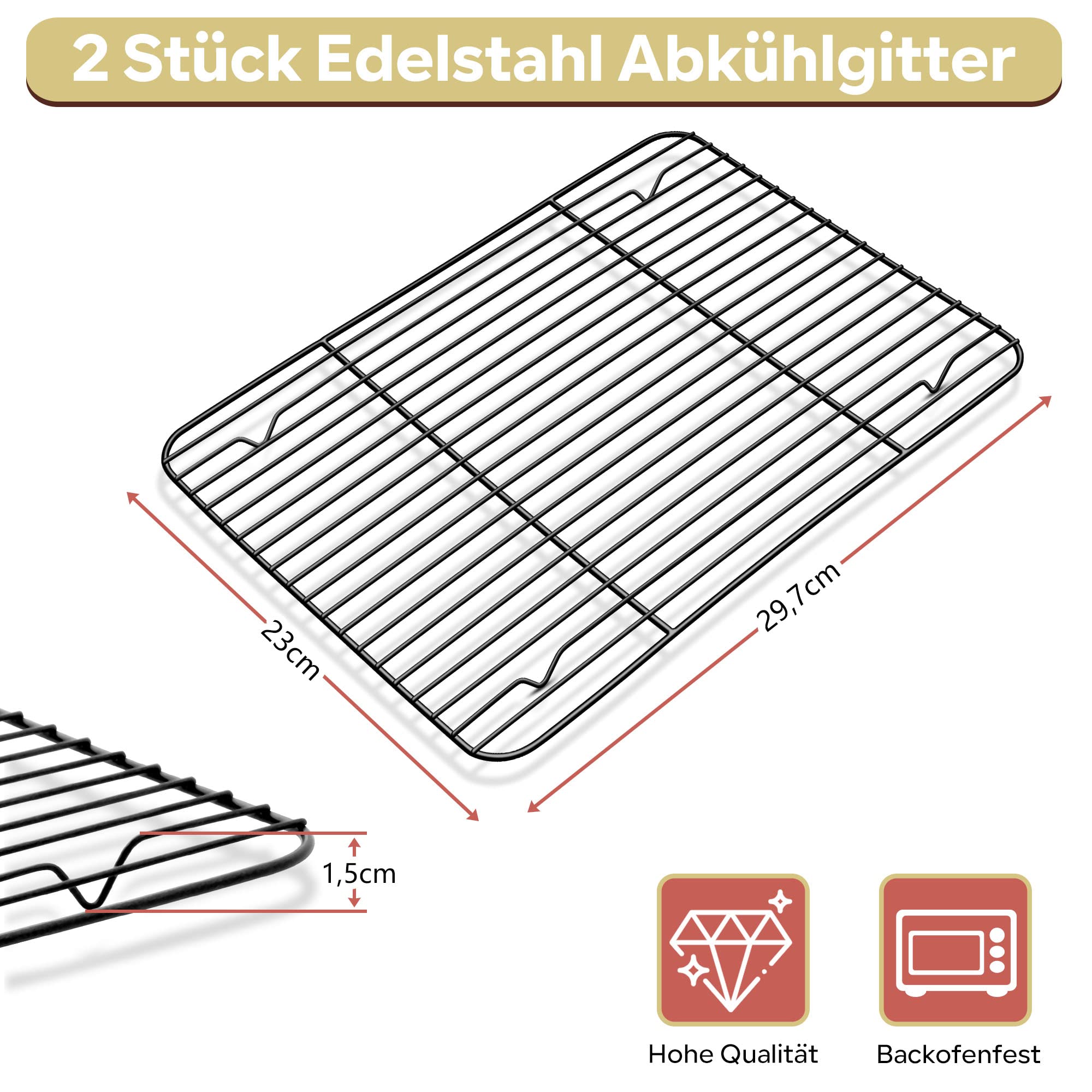 homikit-bakeware-ausk-hlgitter-2er-set-29-7x23-cm-antihaft image 2