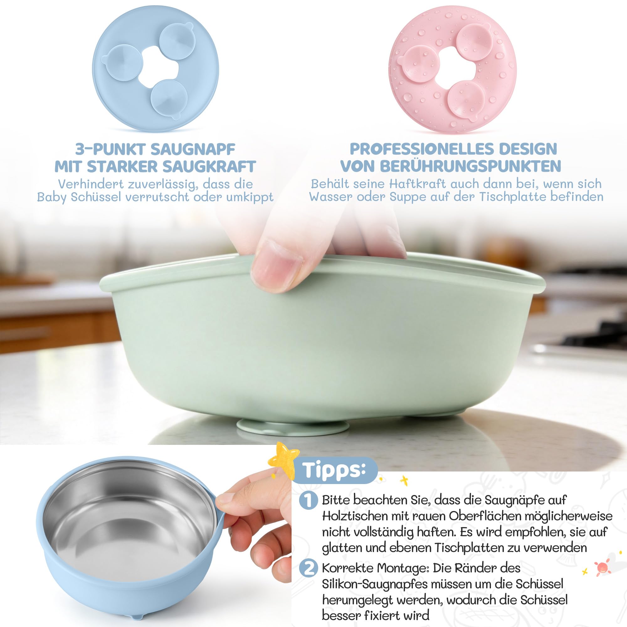 homikit-dinnerware-baby-sch-ssel-saugnapf-3er-set-edelstahl image 4