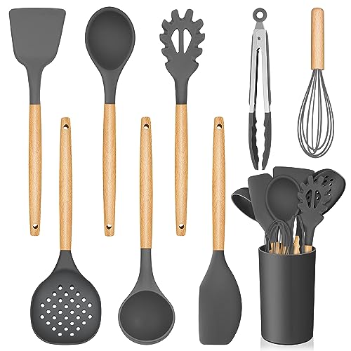 homikit-k-chenhelfer-set-silikon-9-teilig-grau-holzgriff image 8