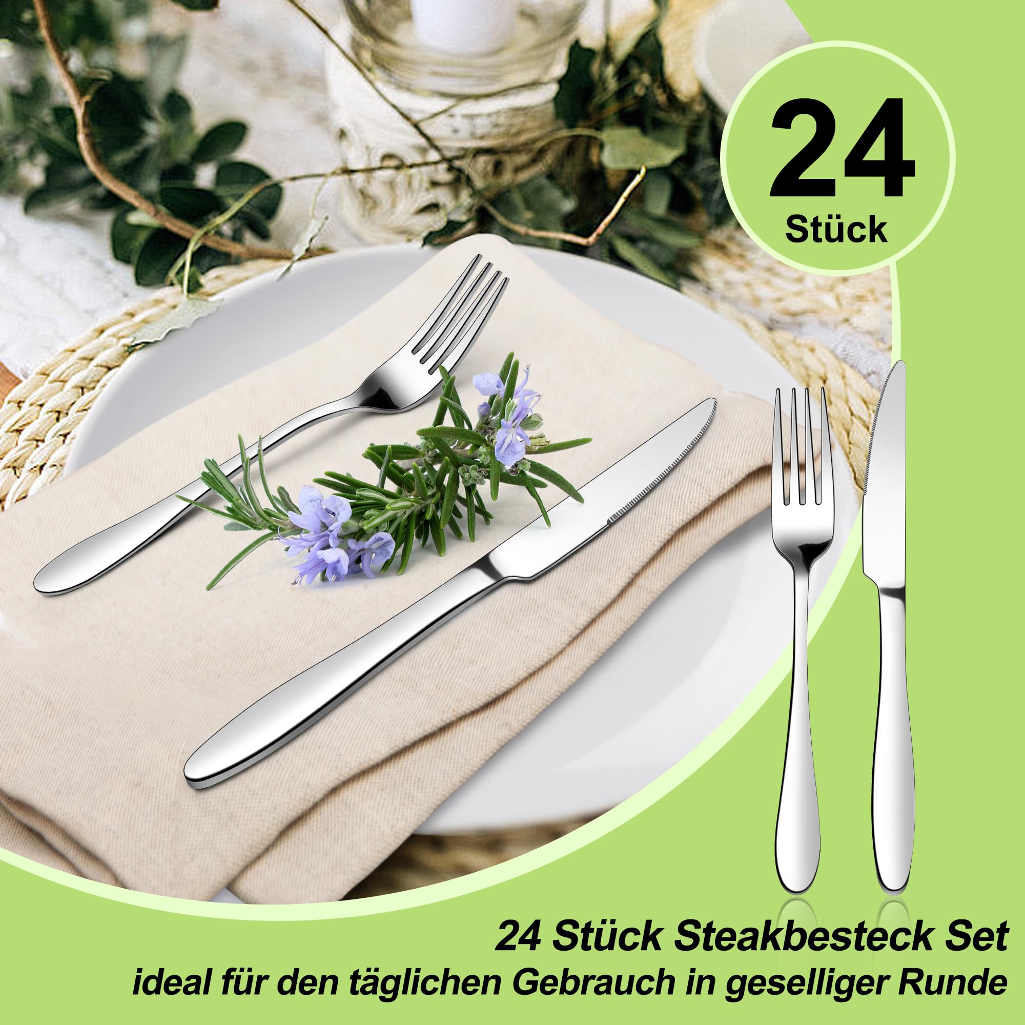 homikit-flatware-steakbesteck-24-tlg-oval-griff-edelstahl image 7
