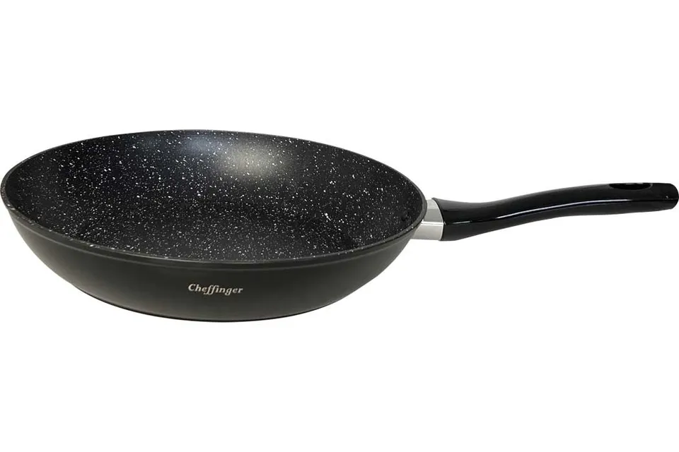 cheffinger-cookware-cf-ffp30-pfanne-30-cm-schwarz image 1