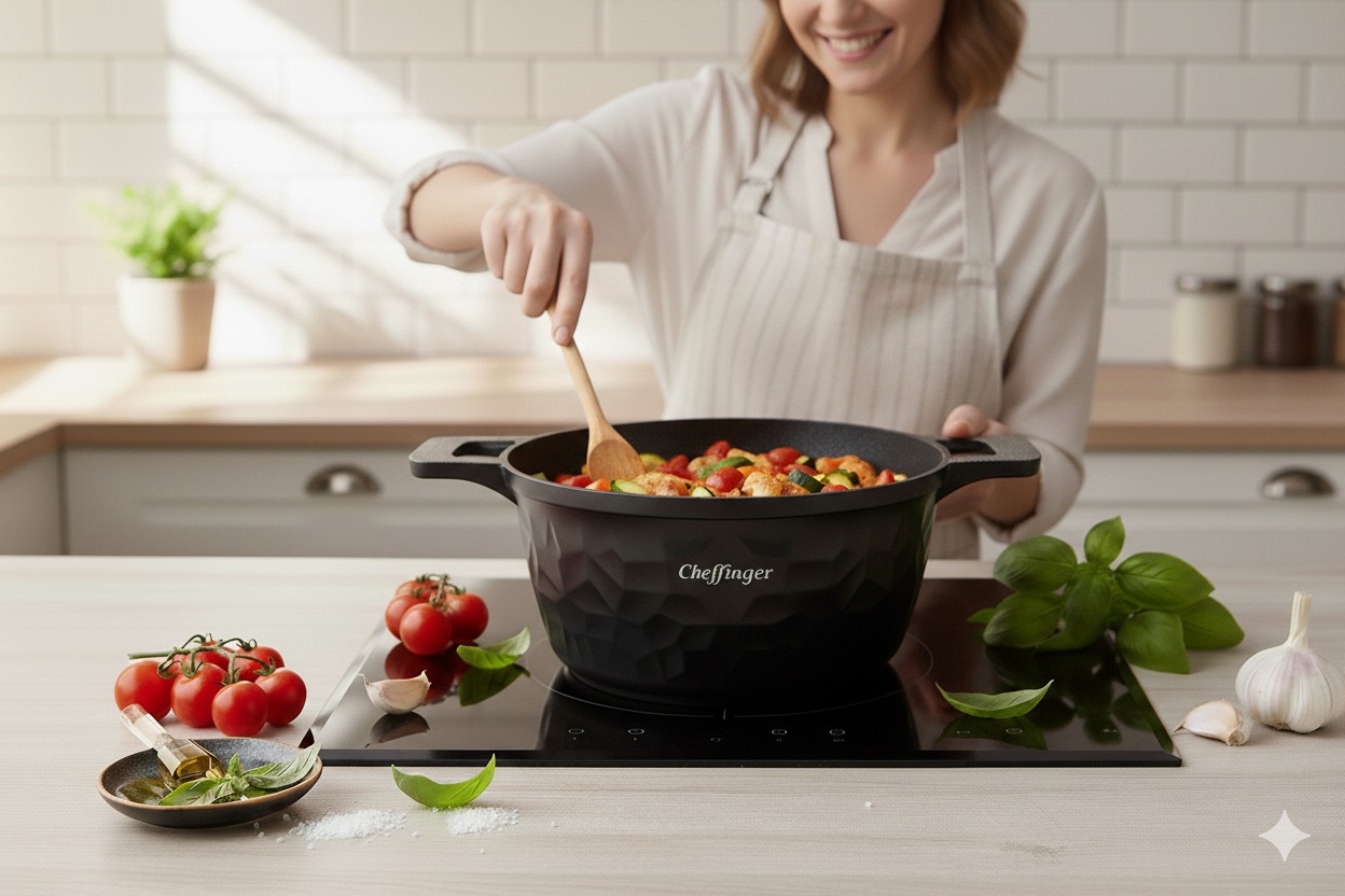 cheffinger-cookware-cf-hc03-pfanne-schwarz-antihaft image 4