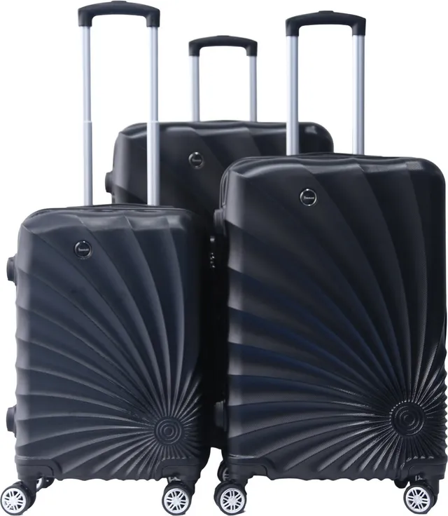 cheffinger-travel-cf-abs08-reisekoffer-schwarz-hartschale image 1