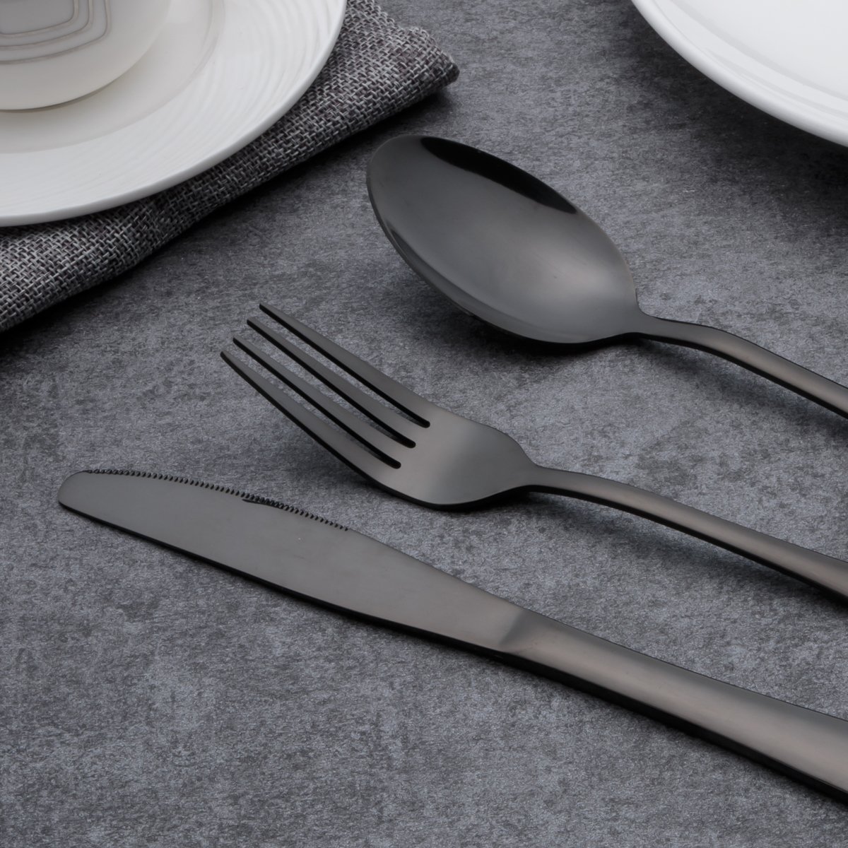 berglander-cutlery-set-besteckset-24tlg-schwarz-gl-nzend-titan image 3