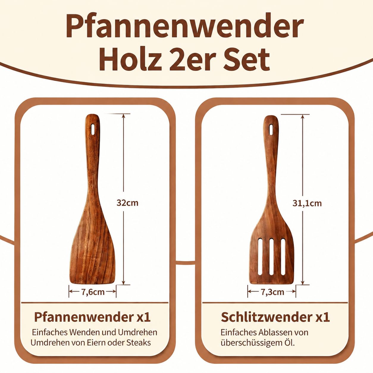 homikit-kitchen-gadgets-pfannenwender-holz-2er-set-teakholz image 2