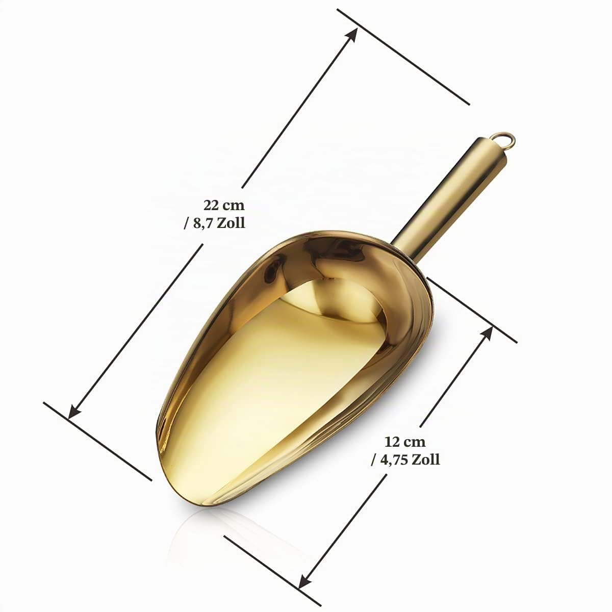 berglander-serving-set-eisschaufel-gold-edelstahl-6-oz image 2