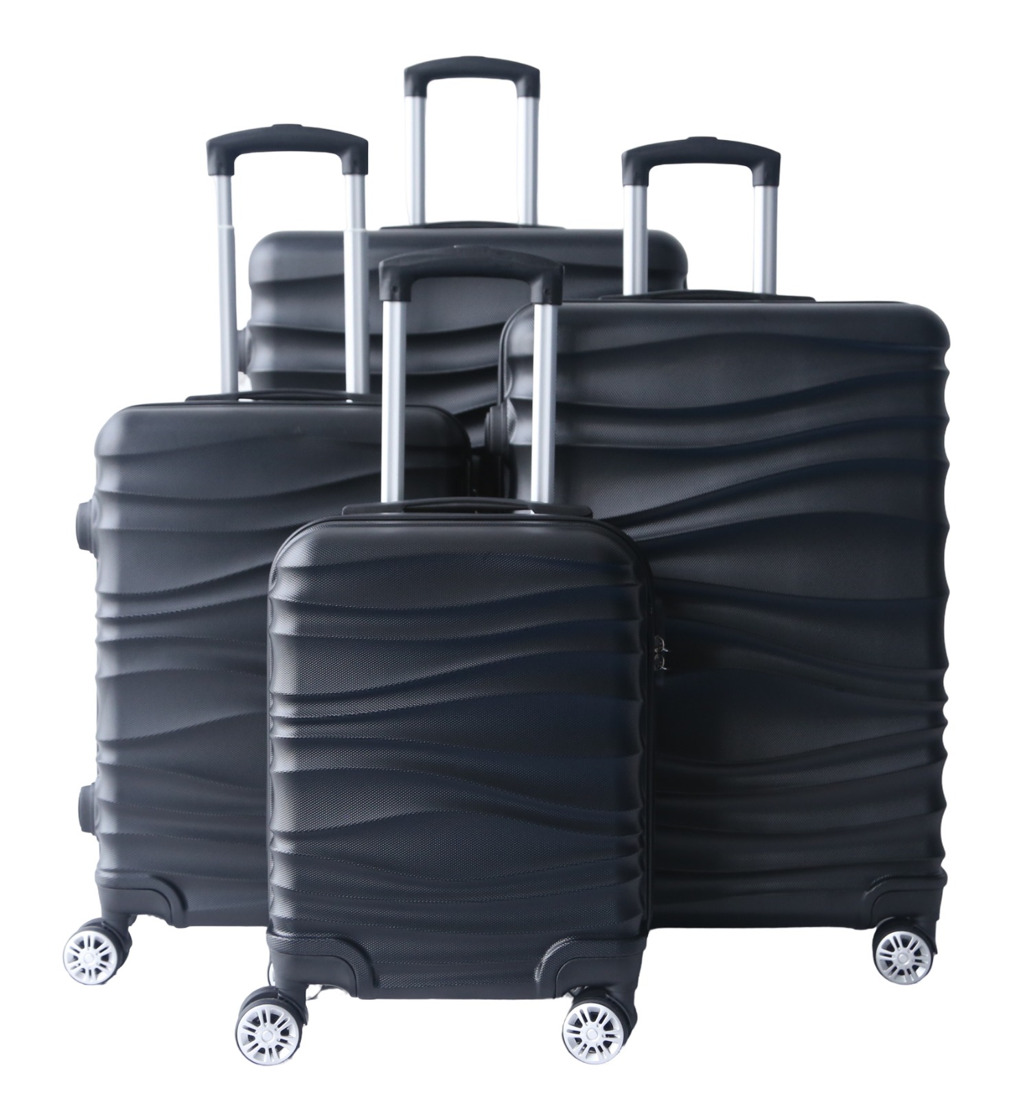 cheffinger-cf-abs44-reisekoffer-schwarz-abs-koffer image 1