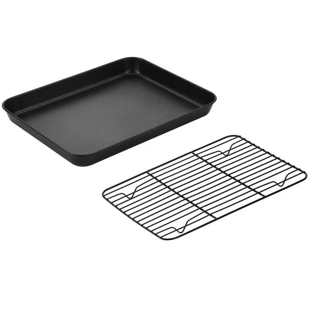 homikit-bakeware-backblech-mit-gitter-antihaft-26-5cm-set image 1