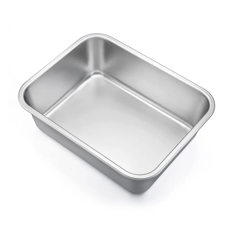 homikit-bakeware-auflaufform-edelstahl-27x21x8cm-klein-ofenfest image 1