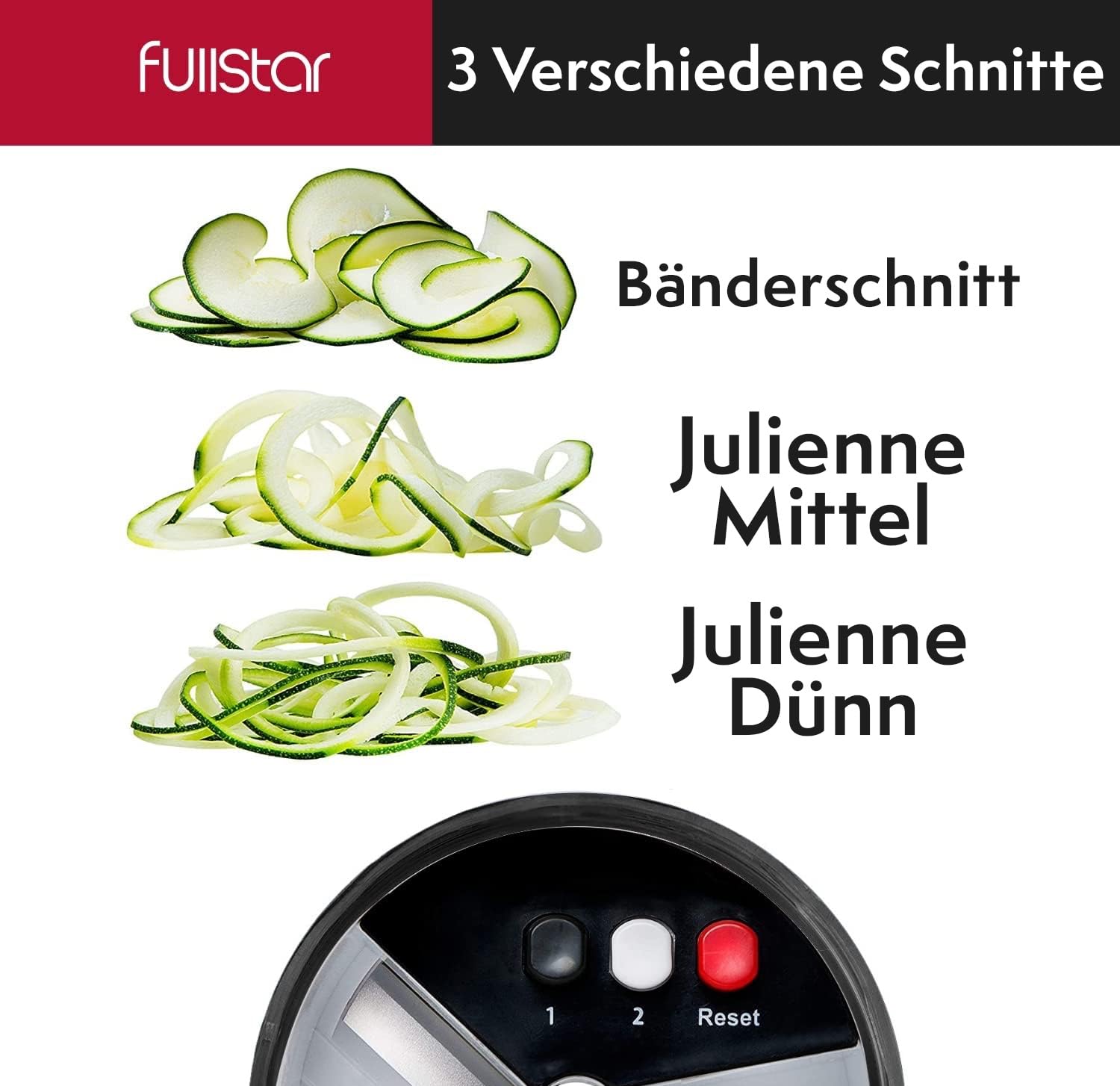 fullstar-pro-mandoline-gem-sehobel-schwarz-edelstahl-mit-auffangschale image 5