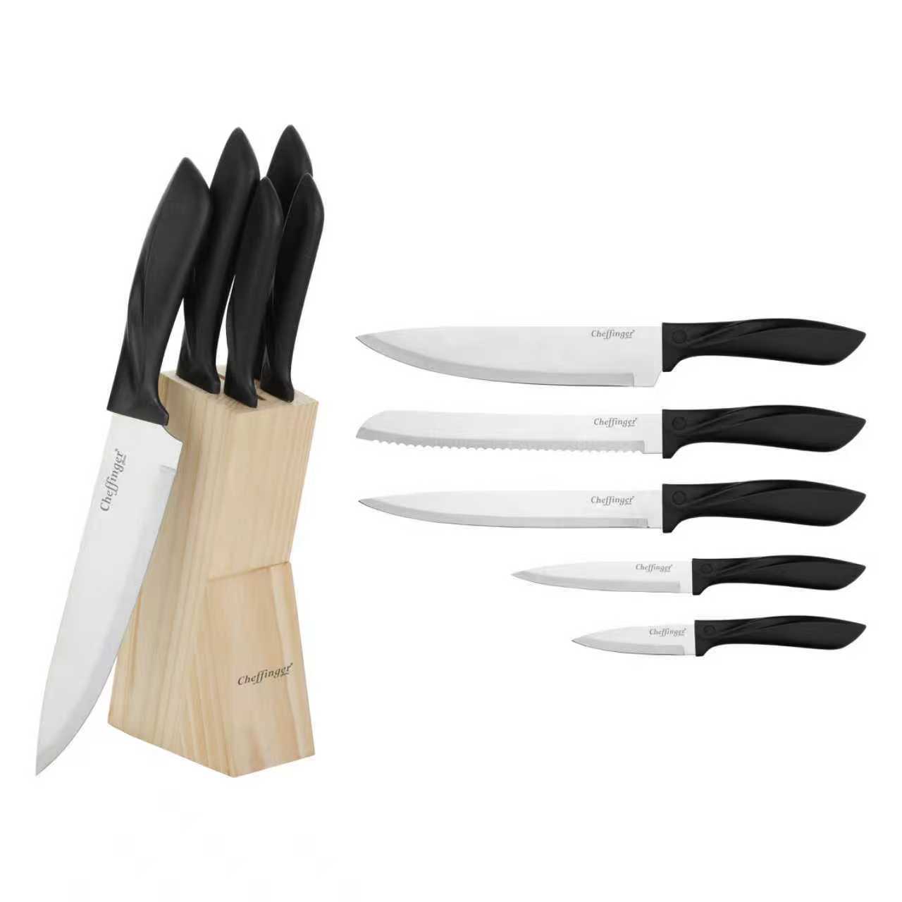 cheffinger-cf-ks12-messerset-12-teilig-edelstahl image 2