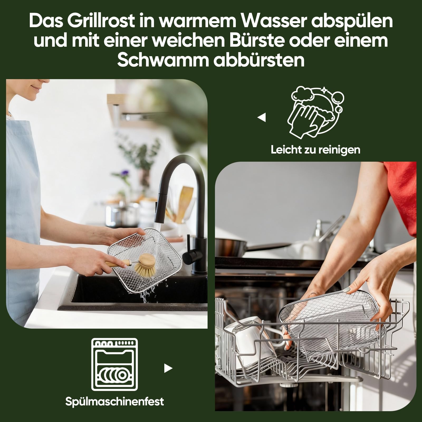 homikit-kitchen-gadgets-airfryer-zubeh-r-3-lagig-stapelbar-edelstahl image 6