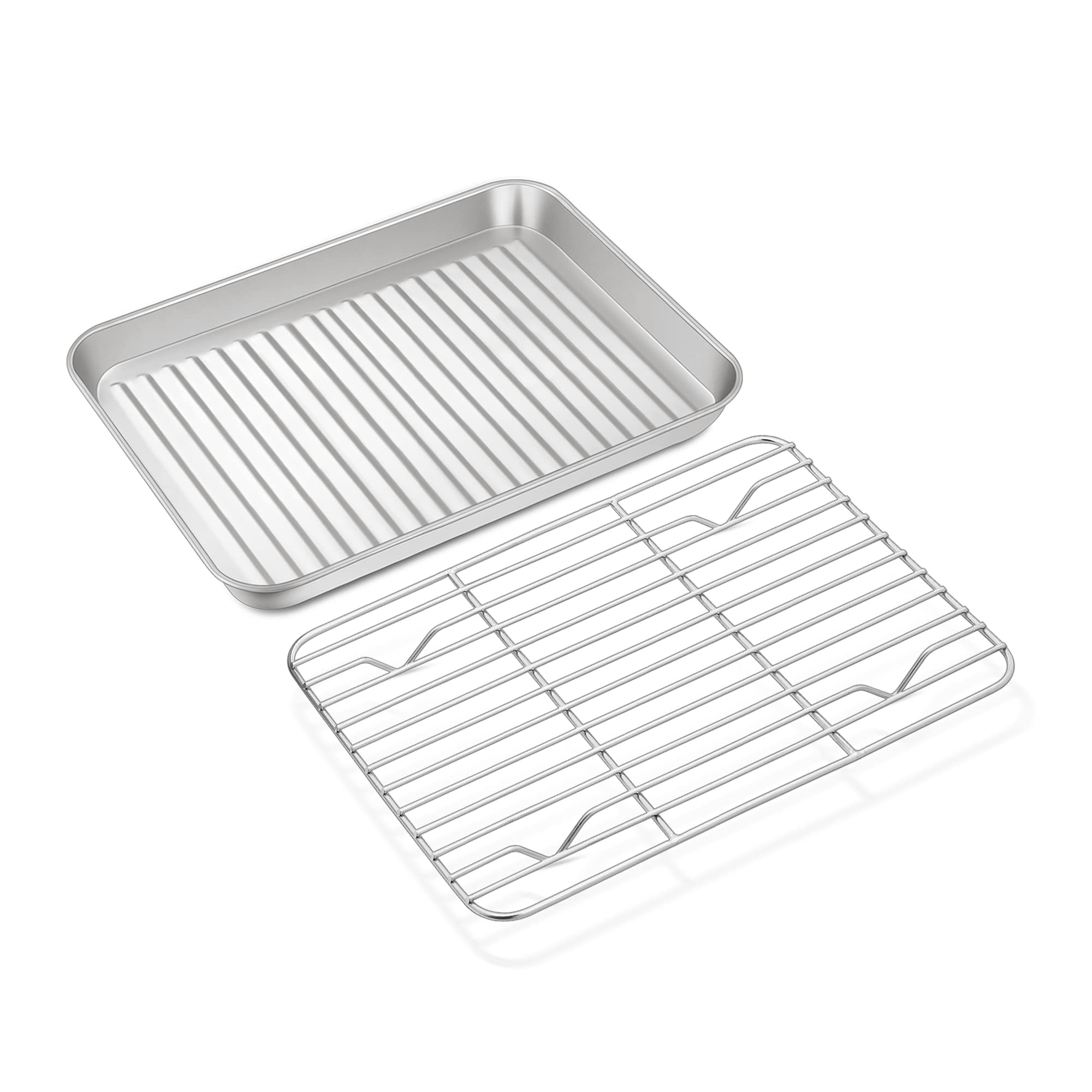 homikit-bakeware-backblech-mit-gitter-23-5cm-mini-edelstahl image 1