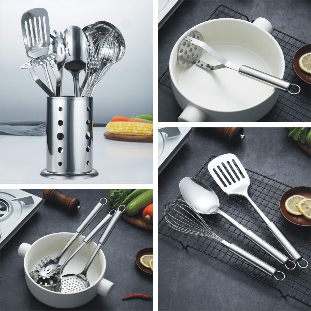 berglander-kitchen-utensils-kochset-7tlg-edelstahl-mit-st-nder image 6