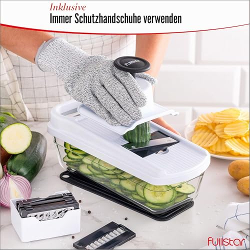 fullstar-pro-mandoline-gem-sehobel-7-in-1-edelstahl-mit-beh-lter image 7